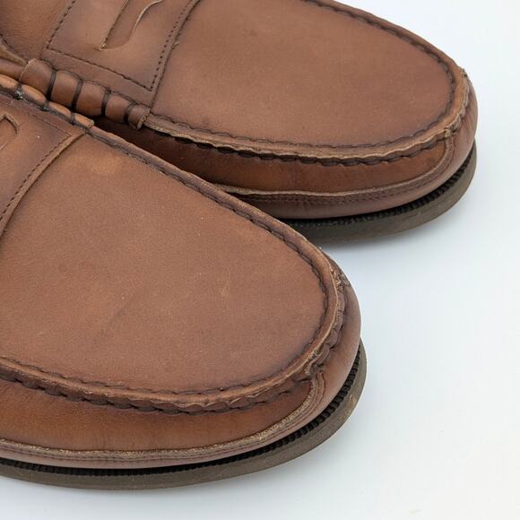 Mephisto Cap Vert Penny Loafer Shoes Men's Rust Leather Size US11.5 EU44 - Picture 10 of 12